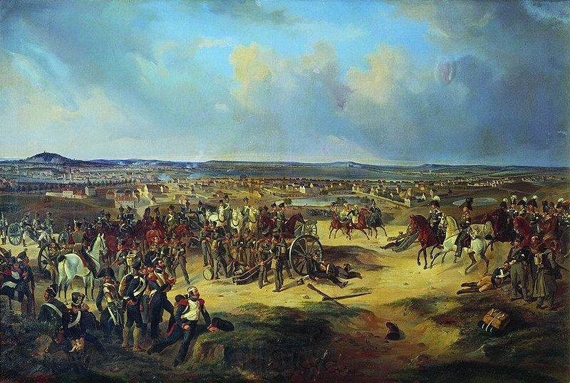 Bogdan Villevalde Battle of Paris France oil painting art
